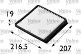 VALEO 698146 VALEO ESSENTIAL Filtru, aer habitaclu