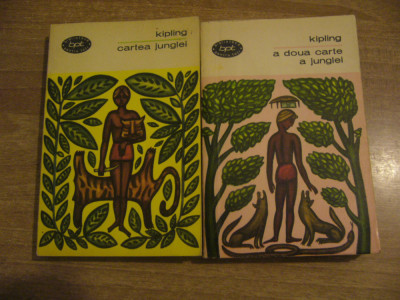 R. Kipling - Cartea junglei / A doua carte a junglei (2 volume) (BPT 325, 326) foto