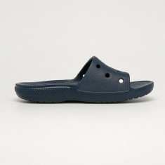 Crocs papuci Classic Slide bărbați, culoarea bleumarin 206121