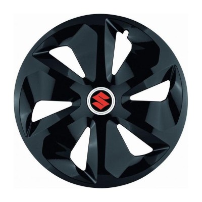 Set 4 Capace Roti Roco Negru R15, pentru Suzuki foto