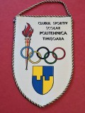 Fanion fotbal - Clubul Sportiv Scolar "POLITEHNICA" TIMISOARA (anii`80)