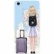 Husa silicon pentru Xiaomi Redmi Note 5A, Travel Girl Searching On Map