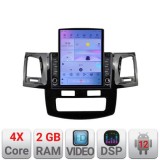 Navigatie Toyota Hilux 2008-2014 K-143 ecran tip TESLA 9.7&quot; cu Android Radio Bluetooth Internet GPS WIFI 2+32 DSP Quad CarStore Technology
