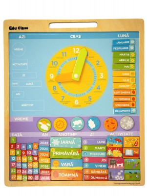 Calendar magnetic vremea - limba romana PlayLearn Toys foto