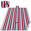 Patura picnic, model dungi, rosu, alb, albastru, 200x220 cm, Isotrade