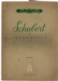 Partitura muzicala Schubert - 4 Impromptus op. 142 piano solo