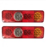 2 x Lampa de autovehicule spate, Lumina spate, remorca stanga dreapta Vw, Iveco, Man Bus Van LED 12/24v
