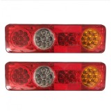 2 x Lampa de autovehicule spate, Lumina spate, remorca stanga dreapta Vw, Iveco, Man Bus Van LED 12/24v