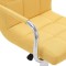 Scaun de bar, galben, material textil - 5