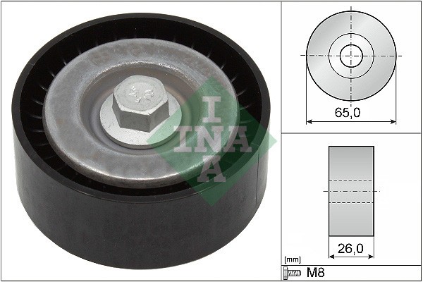 INA 532 0621 10 Rola ghidare/conducere, curea transmisie