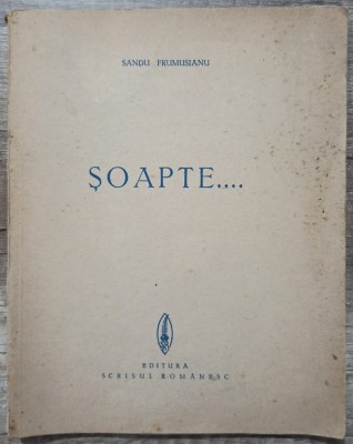 Soapte&amp;hellip; - Sandu Frumusianu foto