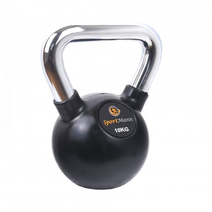 Greutate Kettlebell cauciucata 10kg Sportmann,