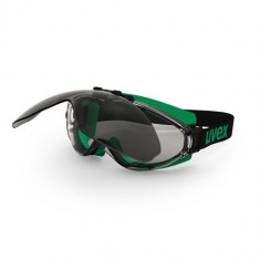 Ochelari protectie Uvex lentile colorate filtru 5 cadru negru verde detasabili foto