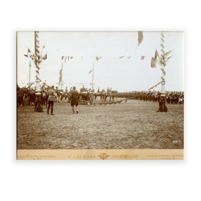 Regele Carol I și &amp;icirc;mpăratul Franz Joseph la intrarea &amp;icirc;n București foto