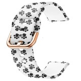 Cumpara ieftin Curea silicon, compatibila Huawei Watch GT 3 42mm, telescoape Quick Release, Little Paw