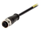 Conector M12 mamă Micro-Change 4 pini, IP67, 10m, 250V
