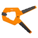 Clema cu arc tip F 75 mm NEO Tools, prindere rezistenta 15 kg