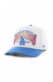 47 brand șapcă de baseball din bumbac MLB Los Angeles Dodgers culoarea alb, cu imprimeu, BCWS-ARCHH12CTP-WH88