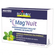 Supliment Homeopatic, Boiron, Mag&#039;Nuit, Somn Linistit cu ajutorul Polifenolilor si Magneziului, 30 c