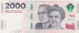Bancnotă Argentina 2000 Pesos 2023 &ndash; seria 93187926P