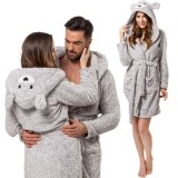 Halat de baie pentru femei Grey Bear L