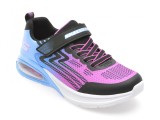 Pantofi sport SKECHERS negri, MICROSPEC MAX ADVANCE, din material textil