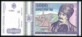 q536 BANCNOTA 5000 LEI 1993 NECIRCULATA UNC