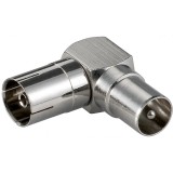 Adaptor antena coaxial unghi 90 grade T-M, Goobay 11391