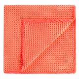 Laveta din microfibra tip fagure pentru sters geamuri, 40 cm x 40 cm, portocaliu Automobile ProTravel, Siegbert
