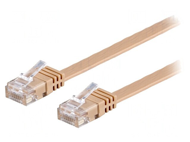 Patch cord UTP 6 maro deschis 0,5m