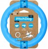 PitchDog, Jucarie Inel pentru caini, albastru, 17cm, Pitch Dog