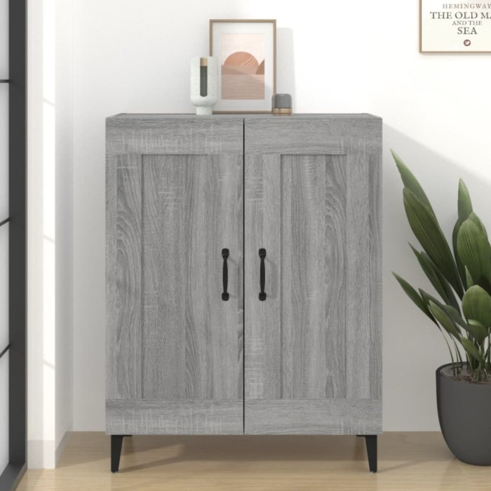 Gossi dulap, gri sonoma, 69,5x34x90 cm, lemn compozit