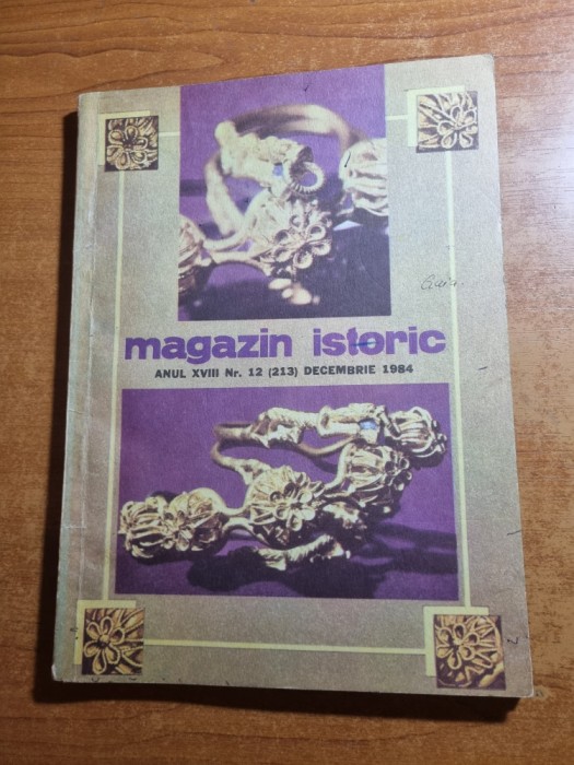 revista magazin istoric decembrie 1984