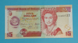 Belize 5 Dollars 2009 &#039;Thomas Potts&#039; UNC serie: DJ862123 p#67