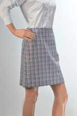 Fusta dama-Hugo Boss, 34, Alb &amp;amp; Mov foto
