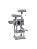 Cumpara ieftin Copac pentru pisici, Feandrea, PCT162W01, Gri, &lrm;49 x 49 x 135 cm