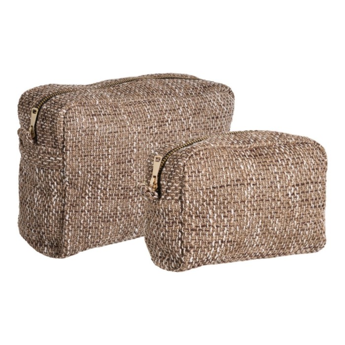 Set de toaletă Safi, mix maro, 2 piese
