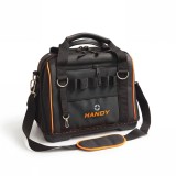 Geantă profesională pentru unelte Handy, poliester 600D, portocalie/neagră, 42x24x33cm, capacitate 20kg