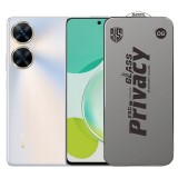 Folie de Protectie pentru Huawei Enjoy 60, TEO, Sticla Securizata ESD Antistatica, Super-X Privacy OG, Margini Negre, 0.30 mm, Transparent Inchis