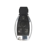 Carcasa Cheie Smartkey Mercedes Benz 3 Butoane Cromat Bga, Aftermarket