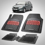 Covorase Skoda Fabia II Compatibile Hatchback 2007-2014 | Red