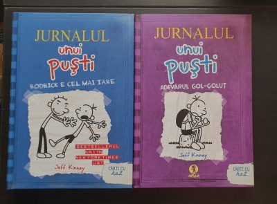 2 volume JURNALUL UNUI PUȘTI - Jeff Kinney: Adevărul gol-goluț / Rodrick e cel mai tare foto