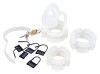 Set Centura Castitate Silicon Cock Cage 15 Piese Orion - Inele, Bucle, Broasca Metalica, Chei, Incuietori - Sex Shop BDSM