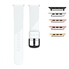 Curea silicon, compatibila Apple Watch 9|8|7|6|5|4|3|2|1 Series, 41mm|40mm|38mm, Alb