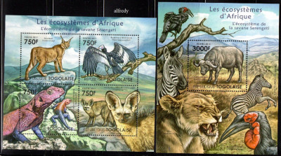 TOGO 2011, Fauna, serie neuzata, MNH foto