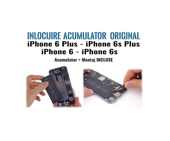 Inlocuire acumulator pentru iPhone 6Plus iPhone 6s iPhone 6sPlus iPhone 6
