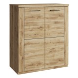 Cumpara ieftin Comoda 2 usi stejar navarra Dorsi 80.2x41x94.6 cm