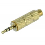 Adaptor Jack 6.3 mm la Jack 3.5 mm elSales ELS-ADJ , auriu