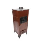Soba Semineu Lemne Samotat cu Plita 7.7kW Maro + Livrare Gratuita! Soba Lemne, Semineu Lemne, Soba cu Plita