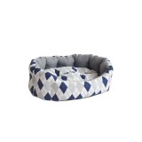 CULCUS TEXTIL PENTRU CAINI SI PISICI ORIONE M CU ROMBURI 65x50x22 60008003